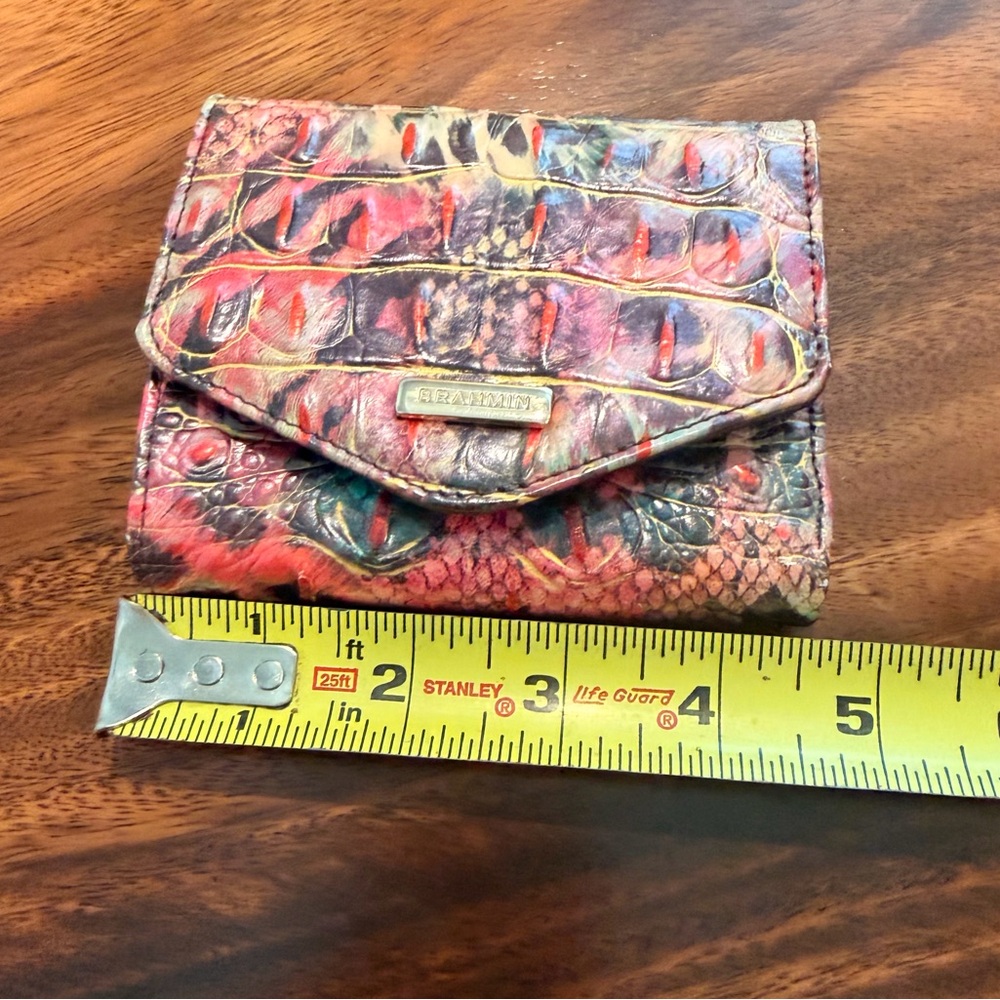 BRAHMIN Veronica SHAPESHIFTER Melbourne Genuine Leather Trifold Wallet NWOT - Picture 14 of 17